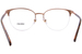 Versace VE1247 Eyeglasses Women's Semi Rim Round Shape