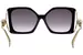 Versace VE4502U Sunglasses Women's Square Shape
