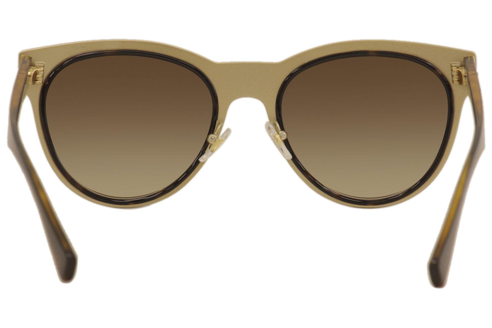 Versace Medusa-Charm VE2198 VE/2198 1252/13 Dark Havana Square Sunglasses  54mm