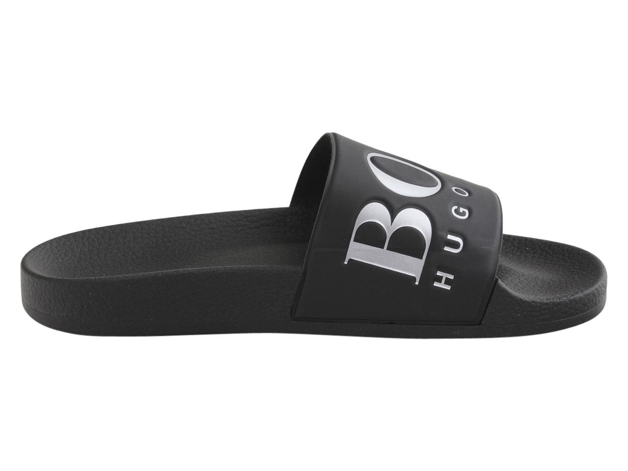 Hugo Boss Men's Solar Slides Sandals Shoes | JoyLot.com