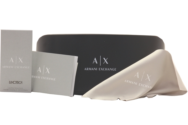  Armani Exchange AX1035 Eyeglasses Men's Full Rim Rectangular Optical Frame 