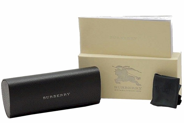  Burberry BE1323 Eyeglasses Men's Half Rim Rectangular Optical Frame 