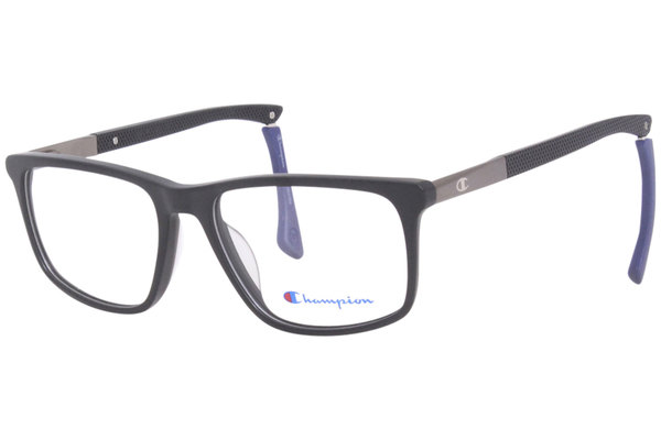  Champion Chill Eyeglasses Men's Full Rim Rectangle Shape Tri-Flex 