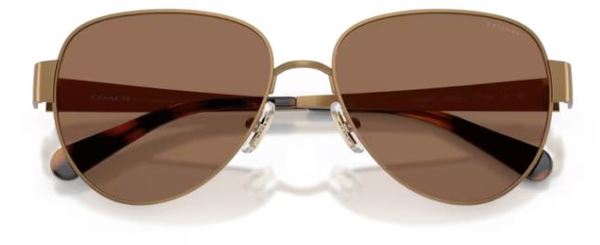  Coach CDP37 HC7186 Sunglasses Women's Pilot 