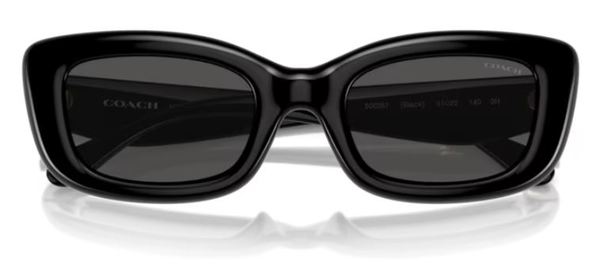  Coach CR610 HC8390U Sunglasses Women's Rectangle Shape 