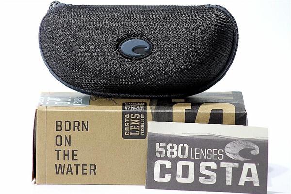  Costa Del Mar Polarized Blackfin Sunglasses Men's Rectangle Shape 