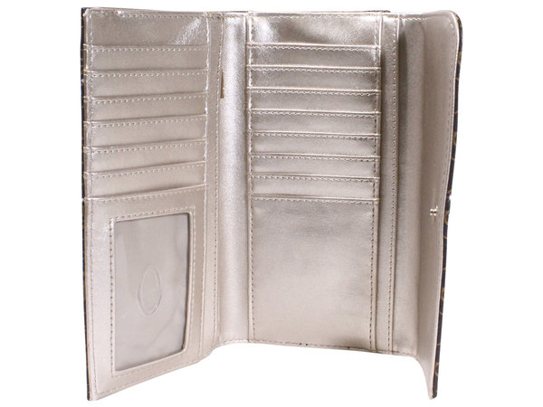  Guess Women's Jensen Tri-Fold Clutch Wallet 
