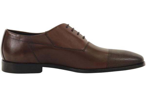  Hugo Boss Men's Square Perforated Toe Oxfords Shoes 