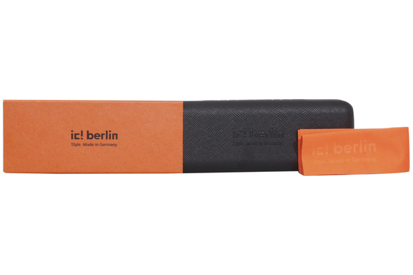  IC! Berlin Rast Eyeglasses Men's Full Rim Rectangle Shape 