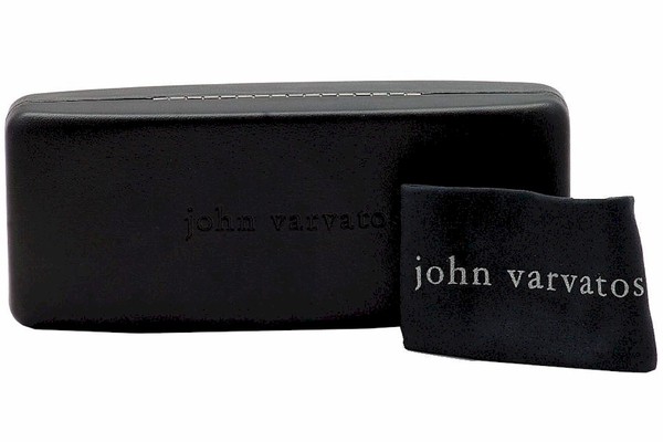  John Varvatos V182 Eyeglasses Men's Full Rim Rectangular Titanium Optical Frame 
