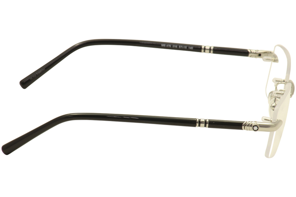  Mont Blanc Men's Eyeglasses MB0476 MB/0476 Rimless Optical Frame 