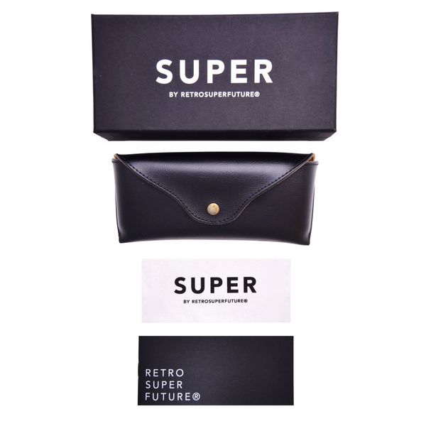  RetroSuperFuture Lenz-Flat-Top Sunglasses Shield 
