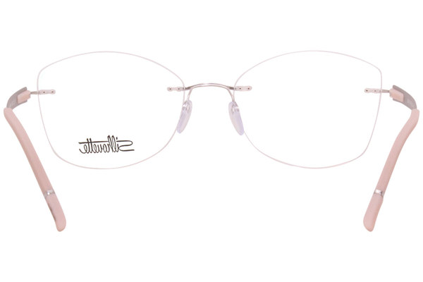  Silhouette Blend Chassis 5555 Eyeglasses Rimless Optical Frame 