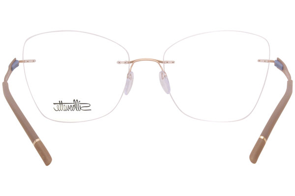  Silhouette Blend Chassis 5555 Eyeglasses Rimless Optical Frame 