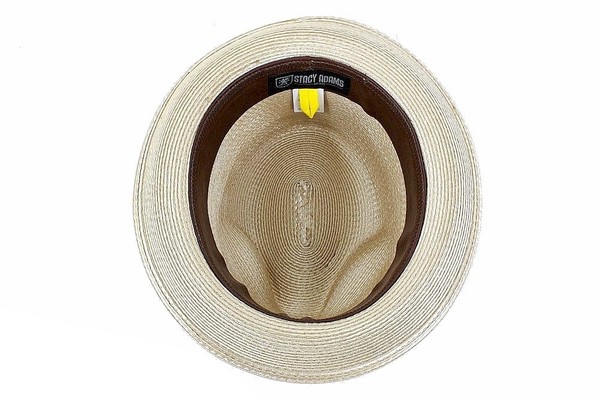 Stacy Adams Men's Pinch Front Fedora Hat 