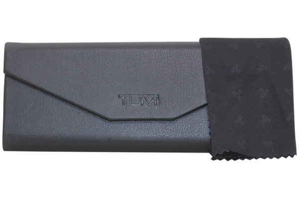  Tumi VTU024 Eyeglasses Men's Semi Rim Rectangular Optical Frame 
