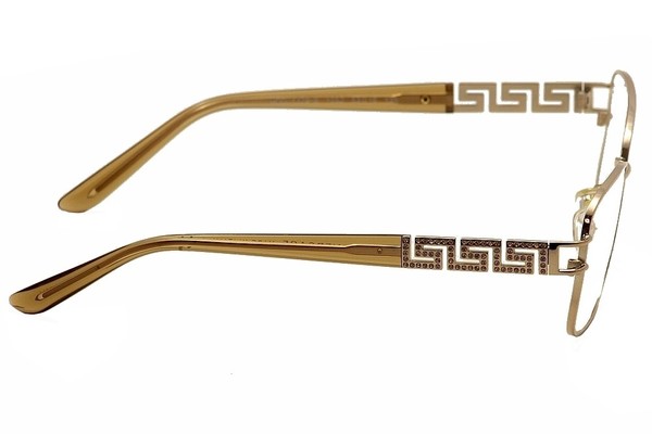  Versace Women's Eyeglasses 1229-B 1229 B Full Rim Optical Frame 