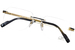 Cazal 7102 Titanium Eyeglasses Men's Rimless Rectangle Shape