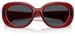 Coach CR609 HC8391U Sunglasses Women's Oval Shape