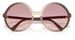 Miu Miu MU B02S Sunglasses Women's Round Shape