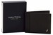 Nautica Men's Bowline Passcase Genuine Leather Bi-Fold Wallet