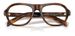 Prada PR C12V Eyeglasses Women's Full Rim Pillow Shape