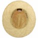 Scala Men's Raffia Straw With Palm Tree Trim Safari Hat