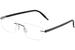 Silhouette Men's Eyeglasses SPX Signia Carbon 5460 Rimless Optical Frame