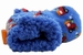 Skidders Infant Boy's Choo Choo Train Plush Booties Slippers Shoes