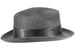 Stacy Adams Men's Vent Paper Milan Straw Pinch Front Fedora Hat