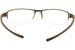 Tag Heuer Eyeglasses TH7202 TH/7202 001 Silver/Black Semi-Rim Optical Frame 56mm