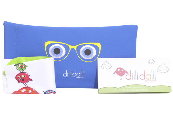 Dilli Dalli Mud-Slide Eyeglasses Youth Full Rim Rectangle Shape 