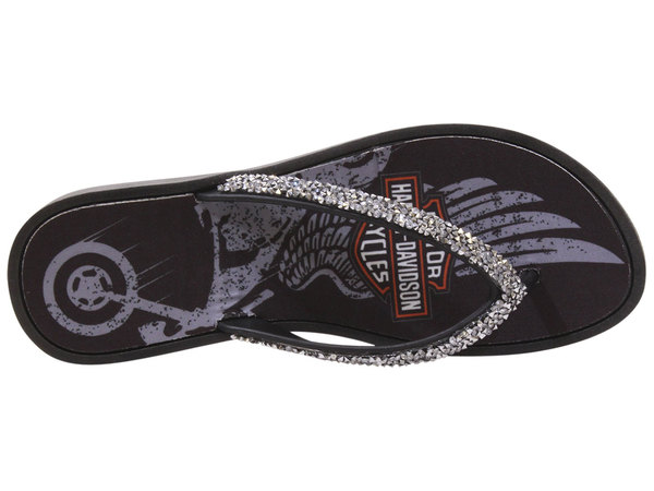  Harley-Davidson Women's Keyton Flip Flops Sparkly Strap 
