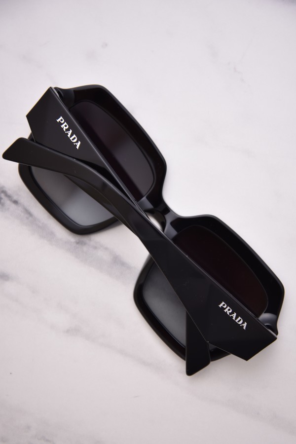  Prada PR 28ZS Sunglasses Women's Pillow Shape 