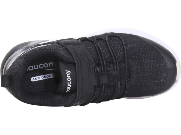  Saucony Little Kid's Flash-Glow-2.0 Sneakers Light Up Lace Up Velcro Strap Shoe 