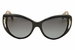 Alexander McQueen Women's AMQ 4238/S 4238S Cat Eye Sunglasses
