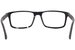 Carrera 8057/CS Eyeglasses Men's Full Rim Rectangle Shape w/Clip On
