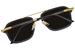 Chopard SCHG36 Sunglasses Men's Square Shape