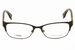 Fendi Women's Eyeglasses FF0033 FF/0033 Semi Rim Optical Frame