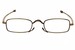 John Varvatos V803 Folding Reading Glasses Men's Full Rim