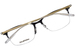 Mont Blanc MB0284O Eyeglasses Men's Semi Rim Rectangle Shape