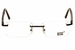 Mont Blanc Men's Eyeglasses MB0391 MB/0391 Rimless Optical Frame