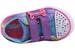 Skechers Toddler Girl's Twinkle Toes Colorful Crochets Light Up Sneakers Shoes