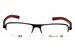 Tag Heuer Men's Eyeglasses Track S TH7624 TH/7624 Half Rim Optical Frame