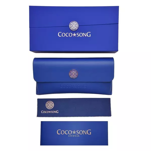  Coco Song Dune-Lady CV287 Eyeglasses Women's Full Rim Square Shape 