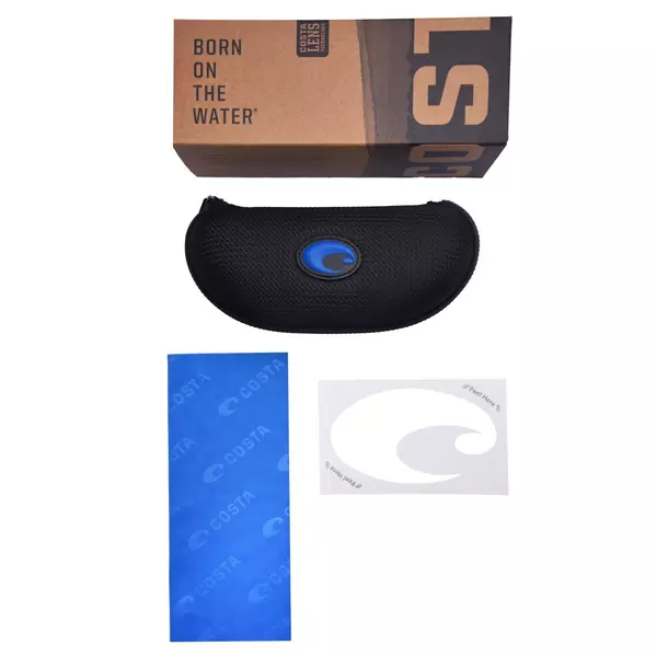  Costa Del Mar Polarized Ballast Sunglasses Rectangle Shape 