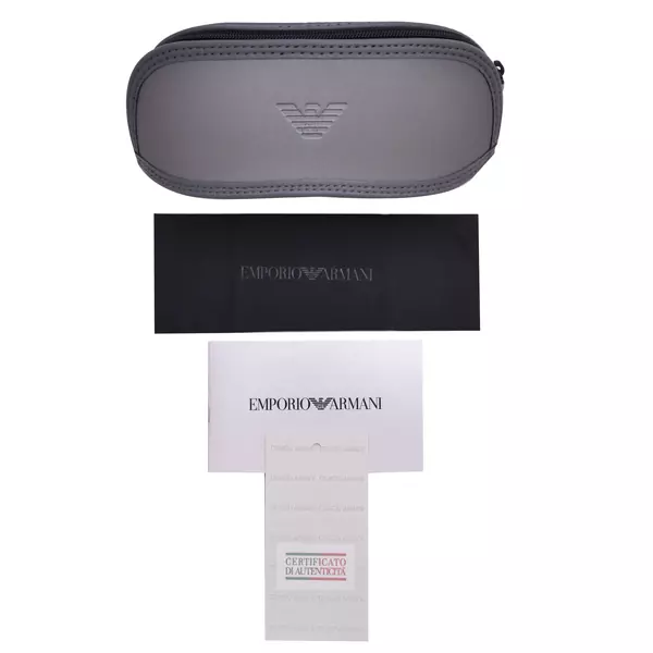  Emporio Armani EA1171 Eyeglasses Men's Semi Rim Rectangle Shape 