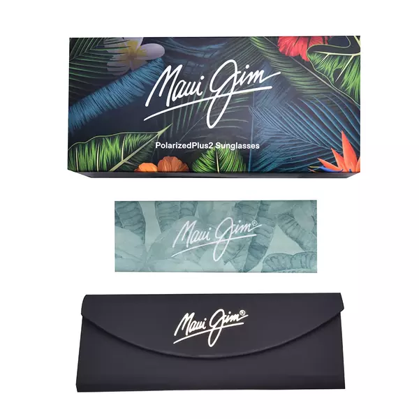  Maui Jim Polarized Hookipa Sunglasses Men's Wrap Style 