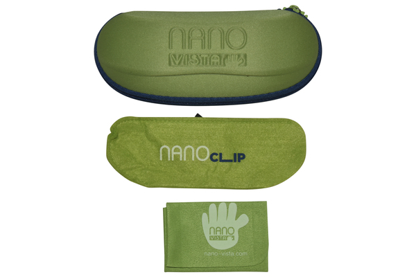  Nano Vista Quest-SC-3.0 NAO316 Eyeglasses Youth Kids Full Rim w/Clip-On 