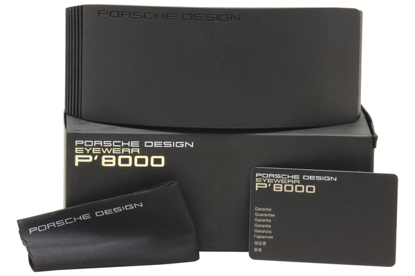  Porsche Design P8210 Eyeglasses Semi Rim Square Shape 
